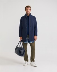 Oxford - Dunbar Wool Herringbone Coat