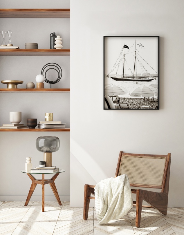 Olive et Oriel - Fashion Yacht Club No I Art Print