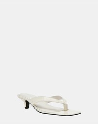 Steve Madden - Tracie White Croc Heels