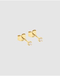 Luna Rae - Solid Gold - Halley Diamond Studs