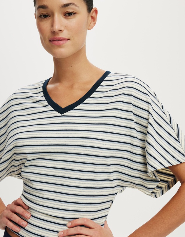Cotton On - Blair Batwing V Neck Top
