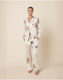 Gingerlilly - Ruby Floral Satin PJ set