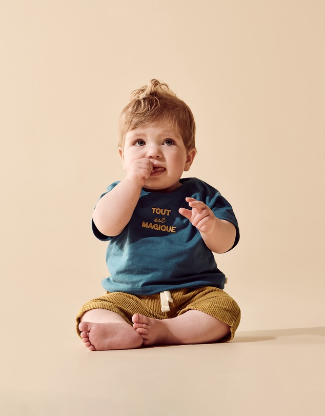 Wilson & Frenchy - Amber Glow Organic Cord Shorts - Babies-Kids