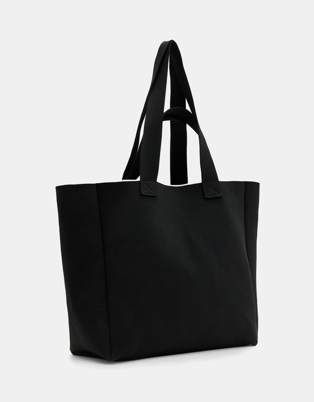 AllSaints - Izzy Large Logo Knitted Tote Bag