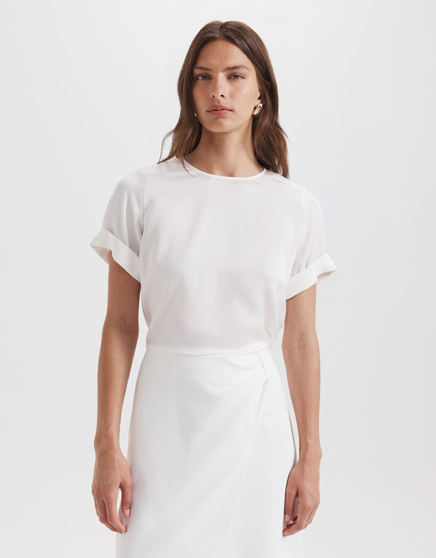 SABA - Sadie Silk Short Sleeve Tee