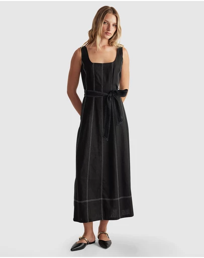 Decjuba - Rose Panelled Maxi Dress