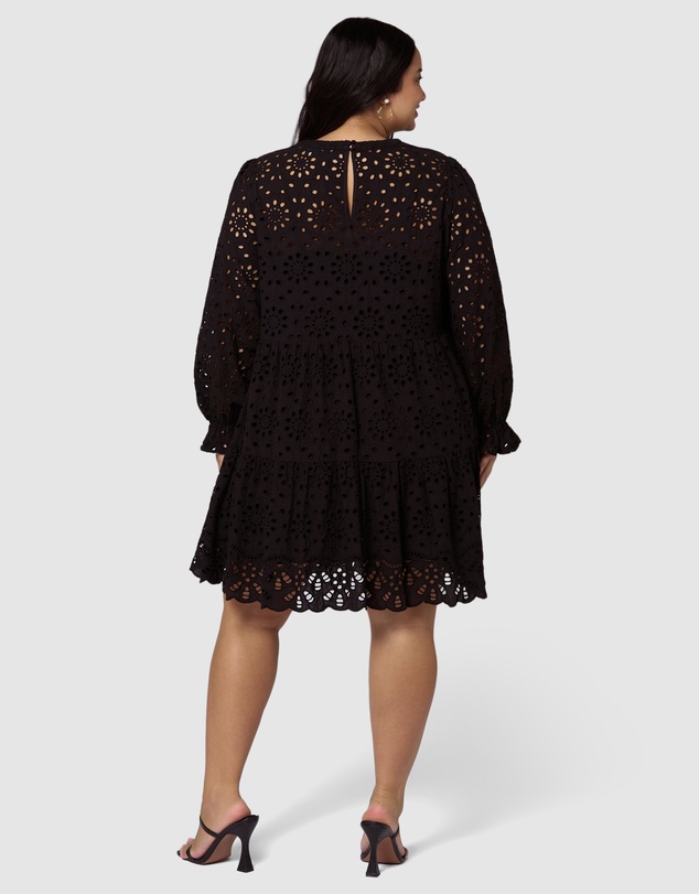 Something 4 Olivia - Millie Broderie Mini Dress