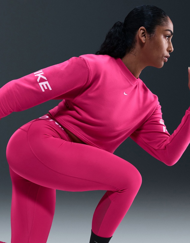 Nike - Pro Dri-FIT Loose Crew-Neck French Terry Sweatshirt