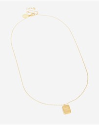 Lovisa - Waterproof Gold Plated Stainless Steel Good Luck Pendant Necklace