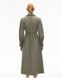Witchery - Shirred Shirt Dress
