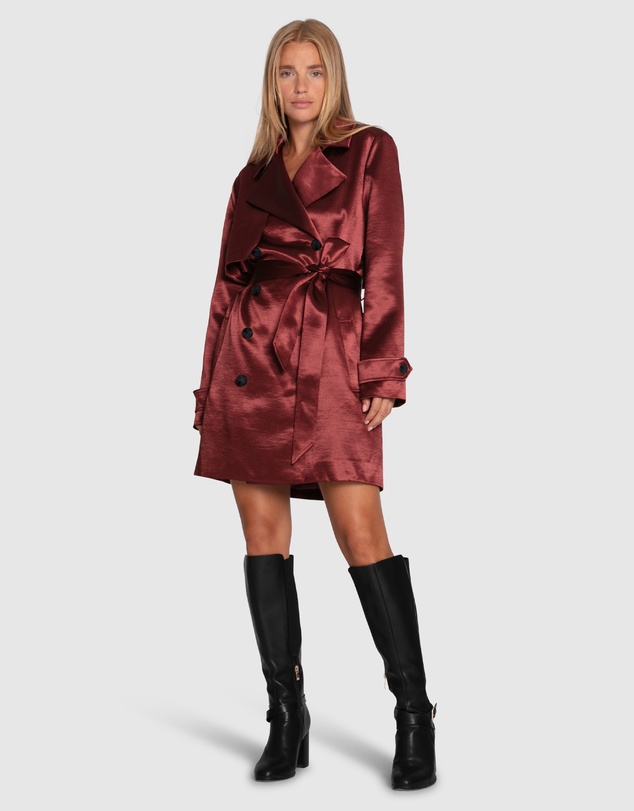 Belle & Bloom - Will You Stay Trench Dress