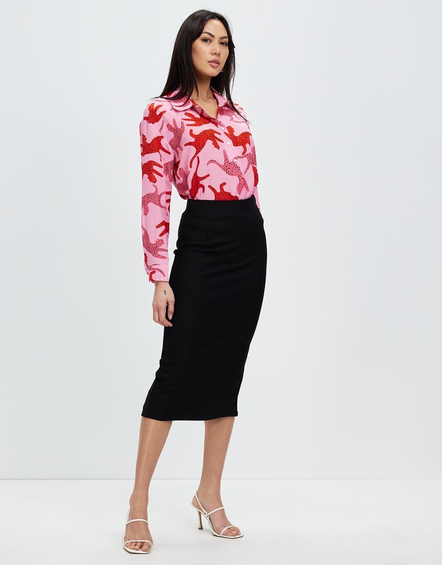 Mossée - Allison Long Elastic Waist Skirt
