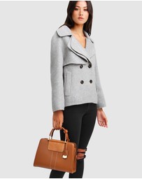Belle & Bloom - I'm Yours Wool Blend Peacoat