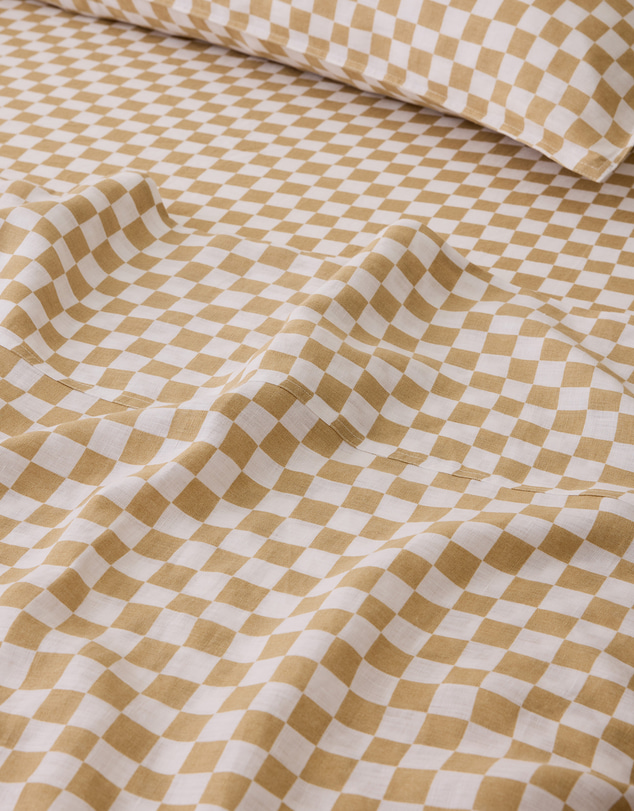 Sheet Society - Eve Linen Print Full Sheet Set