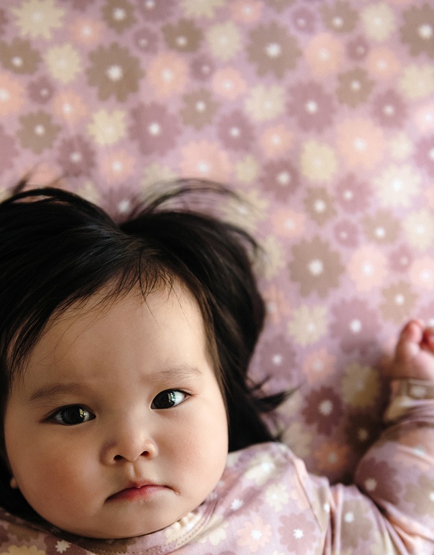 Kynd Baby - Fitted Cot Sheet in Bold Floral