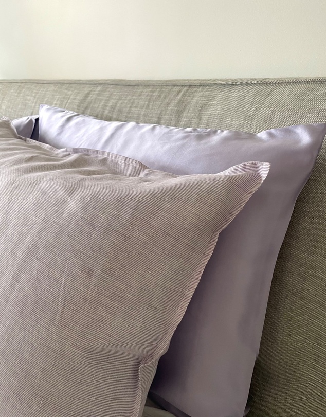 SILK MAGNOLIA - French Linen Pillowcase