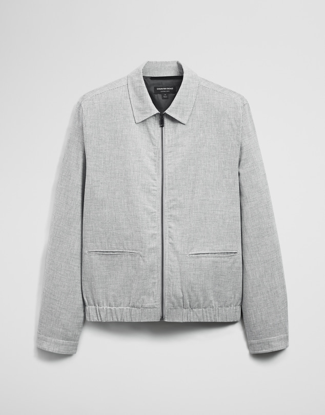 Country Road - Cotton Linen Houndstooth Jacket