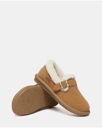EVERAU - Australian Shepherd Ugg Froim Cow Suede Upper House Shoes