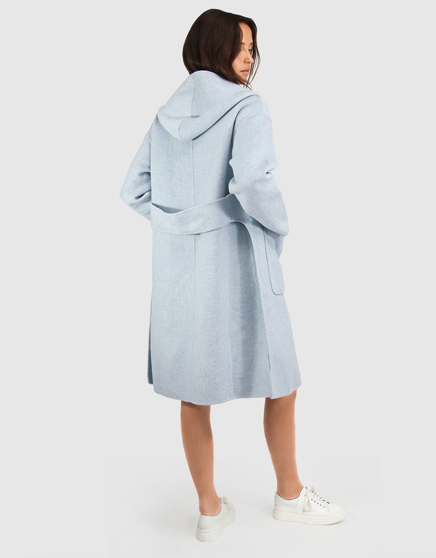 Belle & Bloom - Walk This Way Wool Blend Hooded Coat