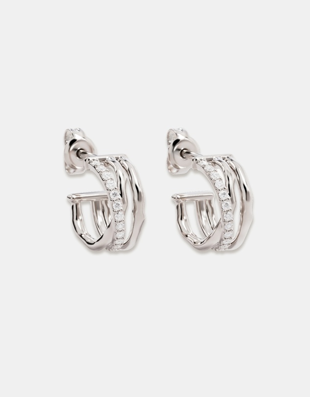 By Charlotte - Entwined Hearts Hoops