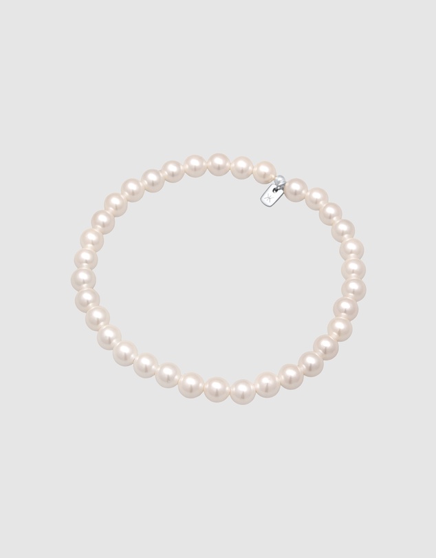 Kuzzoi - ICONIC EXCLUSIVE - Shell Pearl Bead Bracelet in 925 Sterling Silver