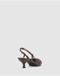 Verali - Lucius Slingback Kitten Heels