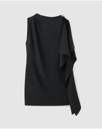 M.N.G - Short Asymmetrical Sleeve Dress