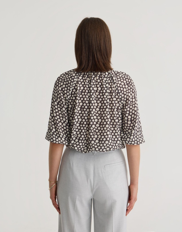 Oxford - Simone Tie Neck Shirt