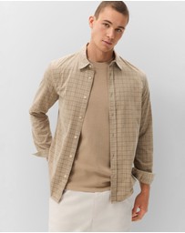 UNISON - Check Cord Regular Fit Shirt