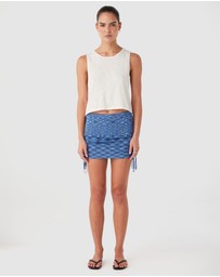 Arcaa - Emi Ruched Mini Skirt