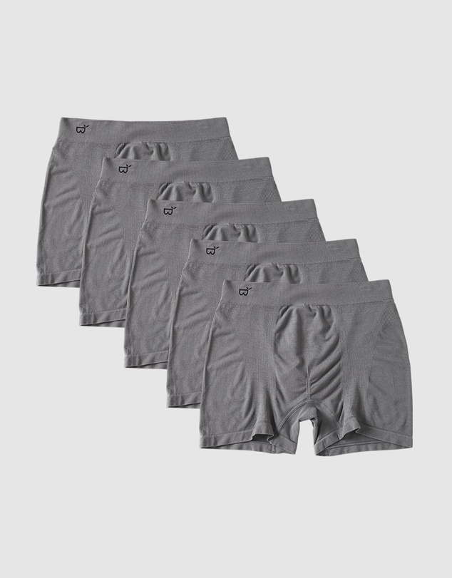 Boody - 5-Pack Mens Original Boxer Charcoal