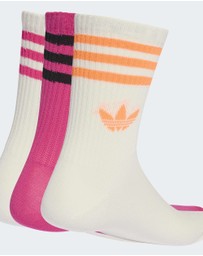 adidas Originals - 3-Stripes Crew Socks 3 Pairs Unisex