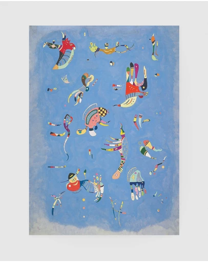 Inka Arthouse - Sky Blue by Wassily Kandinsky Art Print