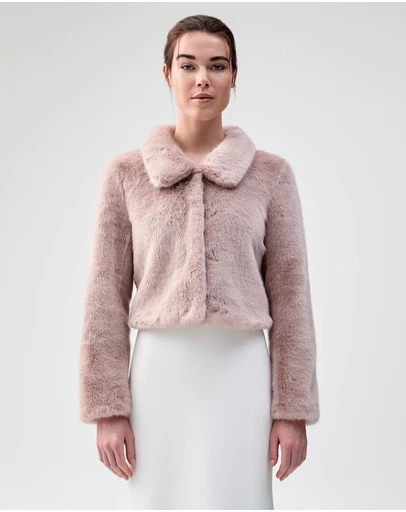 Unreal Fur - Tirage Cropped Jacket