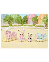 Sylvanian Families - Amusement Park Ride Set -Plane & Train