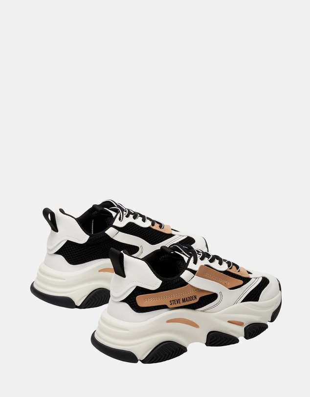Steve Madden - Possession Black Tan Sneakers
