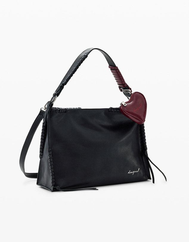Desigual - Medium bag with heart charm