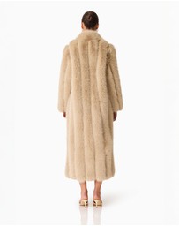 Elliatt - Faux Fur Maxi Coat