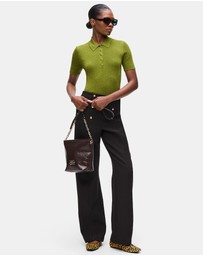 Karl Lagerfeld - Lurex Knit Polo Shirt