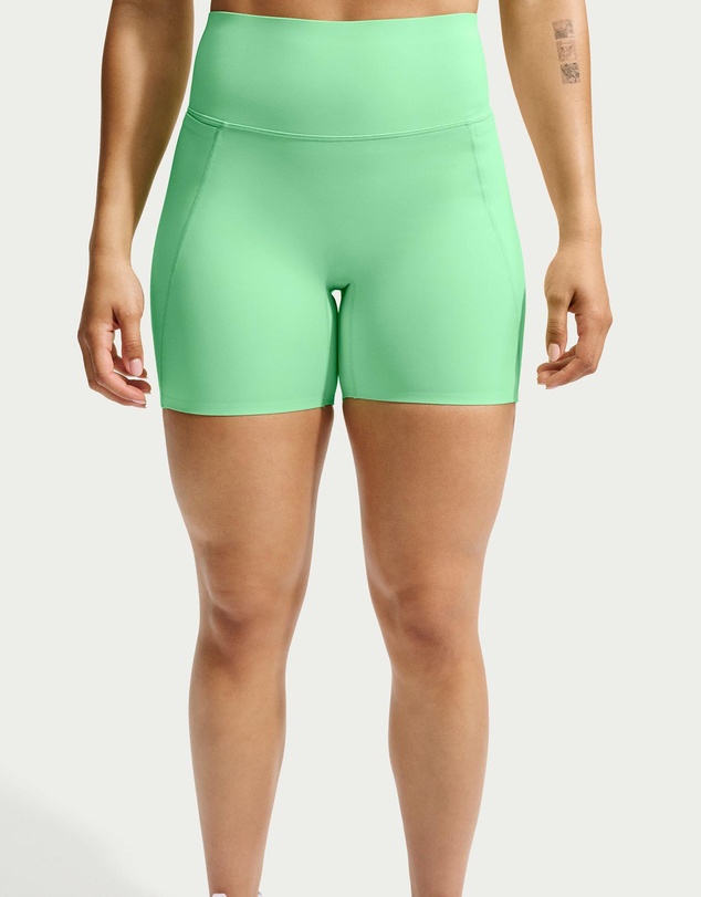 Nike - Universa High-Waisted 5in Biker Shorts with No Front Seam