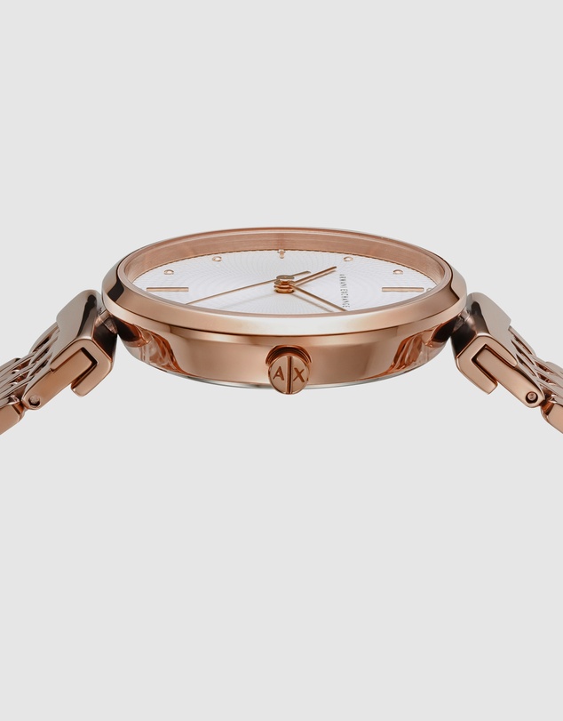 Armani Exchange - Rose Gold-Tone Women's Analogue Watch