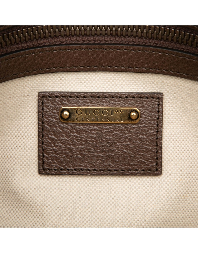 Pre-Loved by Azura Reborn - Pre-Loved 100th Anniversary Textured Dollar Calfskin Logo Belt Bag