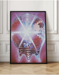 Olive et Oriel - Melting Disco Ball by Samantha Hearn Art Print