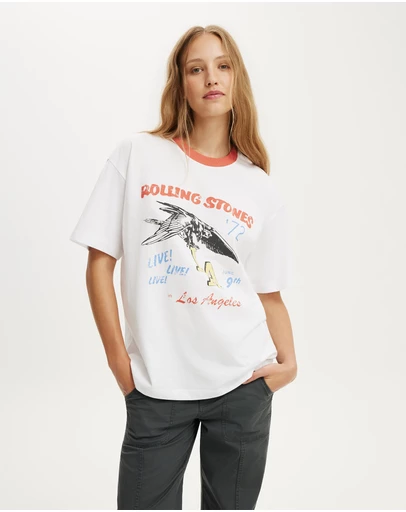 Cotton On - The Lcn Music Boxy Graphic Tee