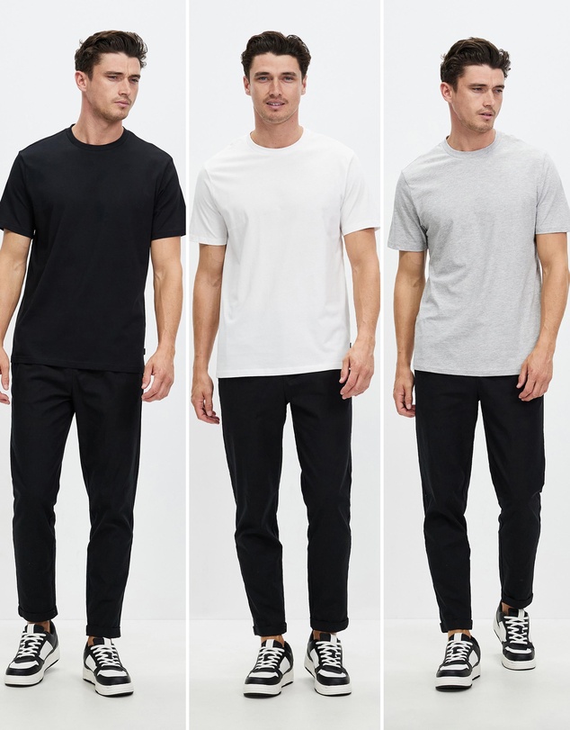 Staple Superior - 3-Pack Organic Regular Fit Tee