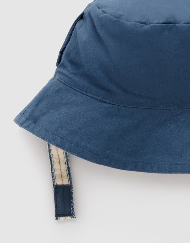Purebaby - Reversible Striped Bucket Hat-Kids-Babies
