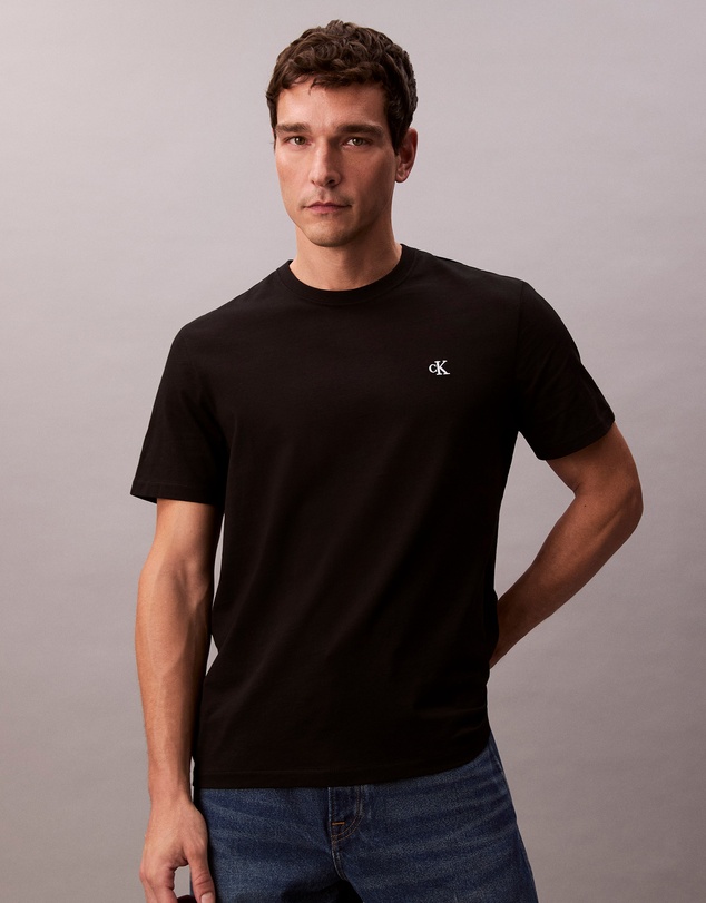 Calvin Klein Jeans - Embroidered Monogram Logo Relaxed T-Shirt
