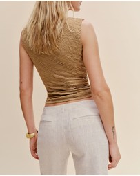 Reformation - Vida Low Rise Linen Pants