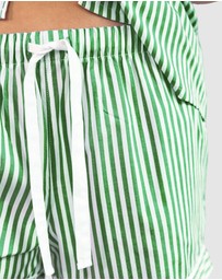 Sant And Abel - Women’s Braddock Green Short PJ Set