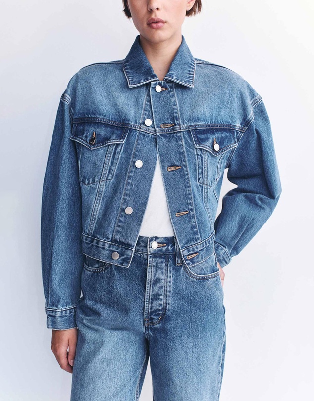 Assembly Label - Cropped Denim Jacket